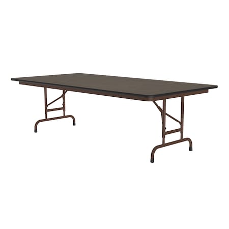 CFA Adjustable TFL Folding Tables 36x72 Walnut